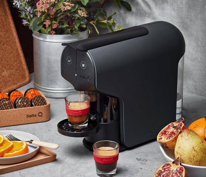 Cafeteira Quick Expresso Cápsulas Dois Botões De Extração Personalizável Delta Q na Casas Bahia