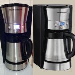 Cafeteira Térmica Programável, 30 Xícaras, Preta/Prata Hamilton Beach na Amazon
