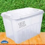 Caixa 78 l com Trava, Plasútil, Incolor na Amazon