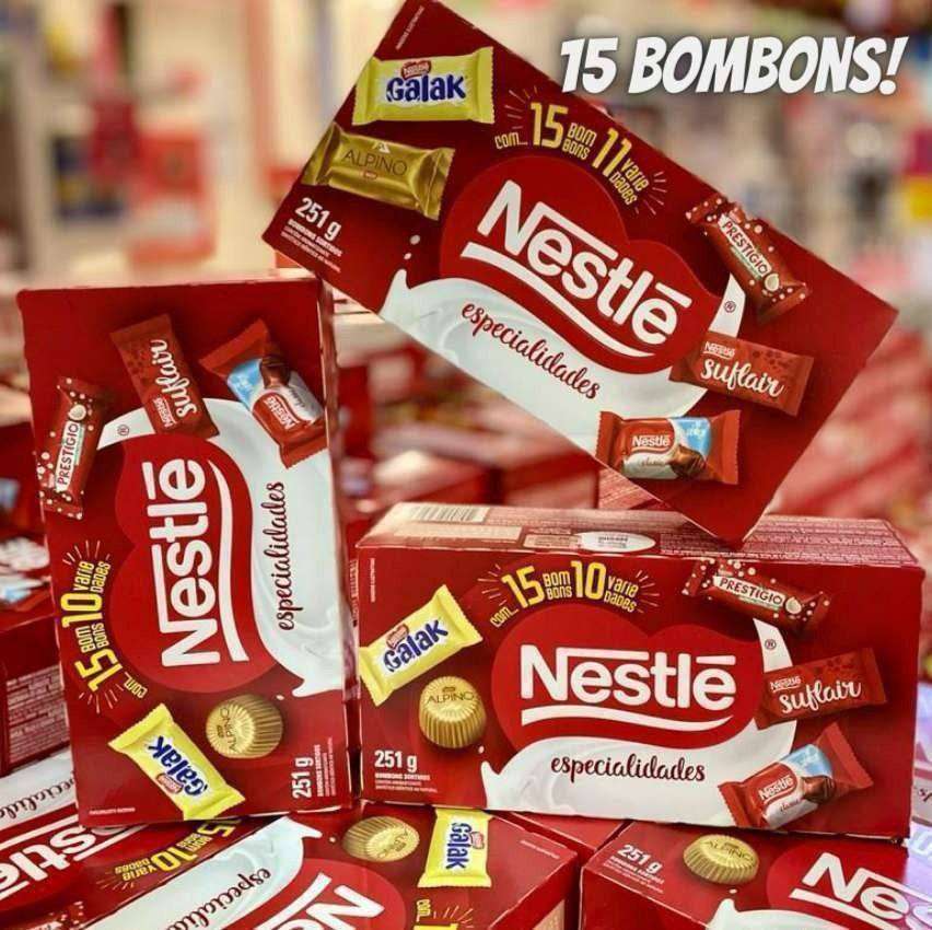 Caixa Bombom Especialidades Nestlé 251g na Americanas