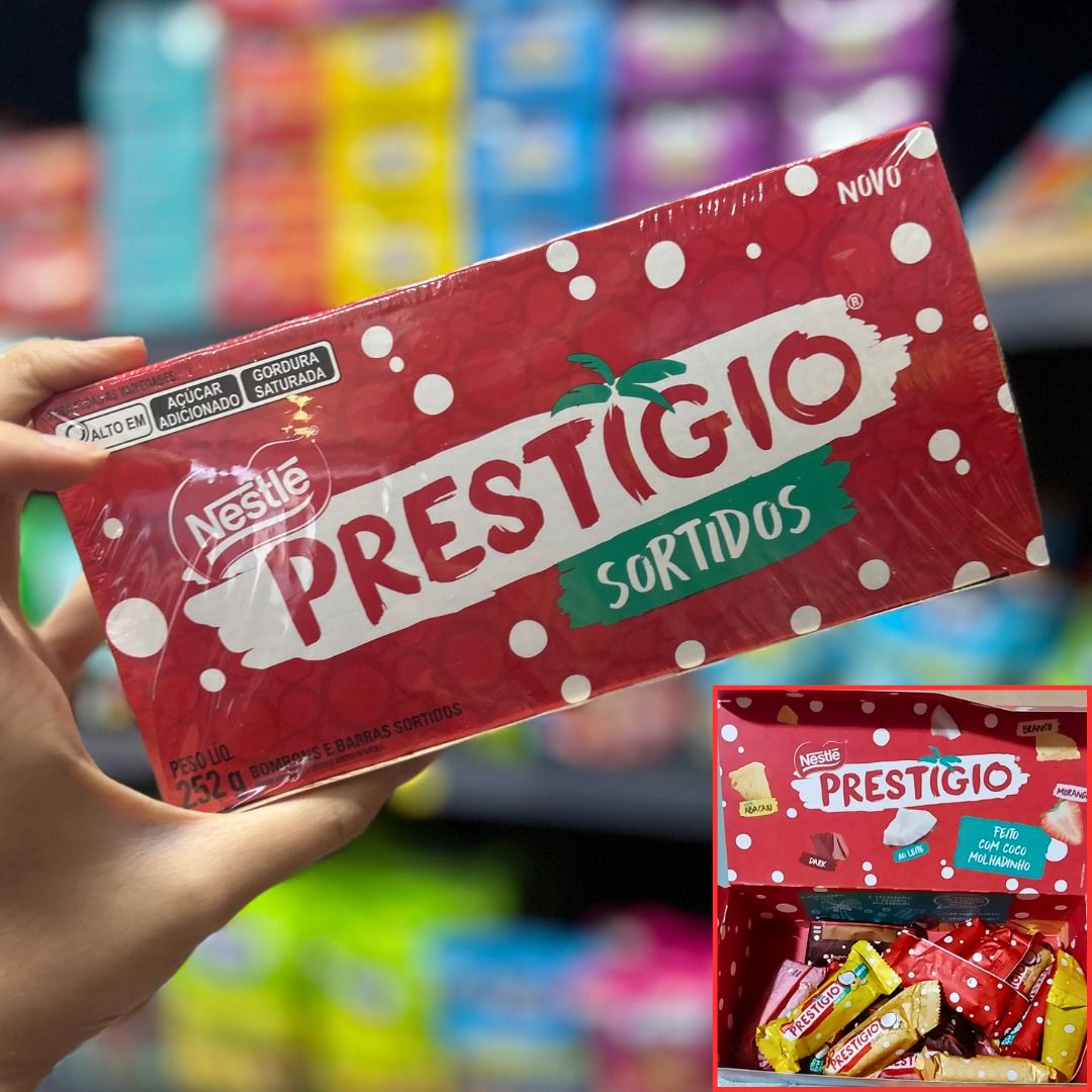 Caixa de bombons Prestígio Sabores 252g na Amazon