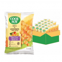 Caixa De Salgadinhos Sem Glúten Sem Lactose Sabor Queijo GoodSoy Snacks - 20 Unidades na Amazon