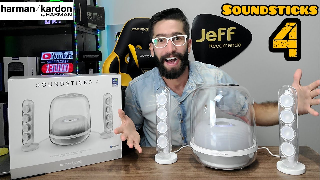 Caixa de Som Bluetooth Harman Kardon Soundsticks 4 – 140 W na Casas Bahia