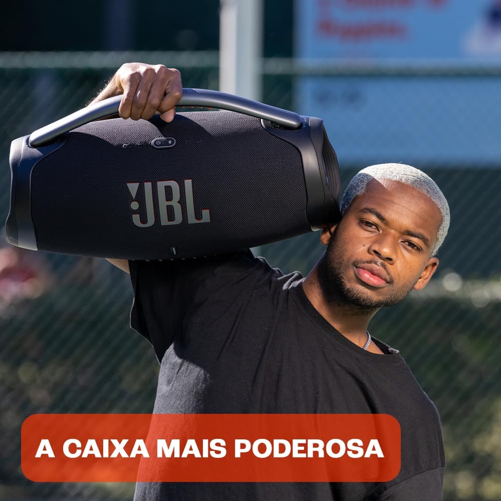 Caixa de Som Bluetooth JBL Boombox 3 Preto na Carrefour