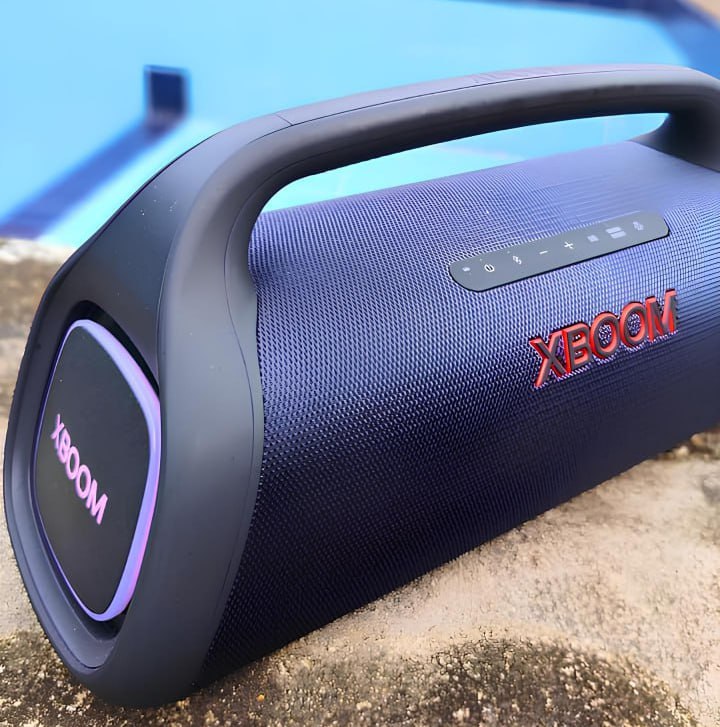 Caixa de Som Boombox LG XBOOM Go XG9S – 80W + 40W RMS, Iluminação Lateral, Iluminação de Palco, 24h de Bateria, IP67 na Amazon