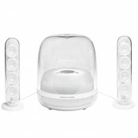 Caixa De Som Harman Kardon Soundsticks 4, Bluetooth, Portátil, 140W RMS - HKSOUNDSTICK4WHTBR na Fastshop