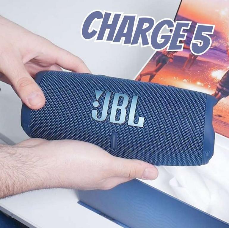 Caixa de Som JBL Charge 5, 30W RMS, Bluetooth, USB-C, Resistente à Água, Azul – 28913427 na Magazine Luiza