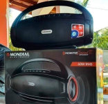 Caixa de Som Mondial, Monster Sound II, Bluetooth, Bivolt, Preto/Vermelho, 60W – SK-07 na Amazon