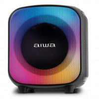 Caixa De Som PartyBox AIWA PB-07 Bluetooth 8H RGB USB TWS Preto na Amazon