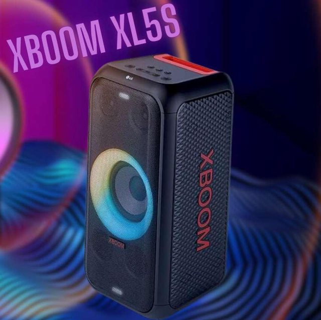 Caixa De Som Partybox Lg Xboom Xl5s – 200w Rms, Bluetooth 5.1, 12h De Bateria, Ipx4, Sound Boost, Alça Para Transporte na Amazon