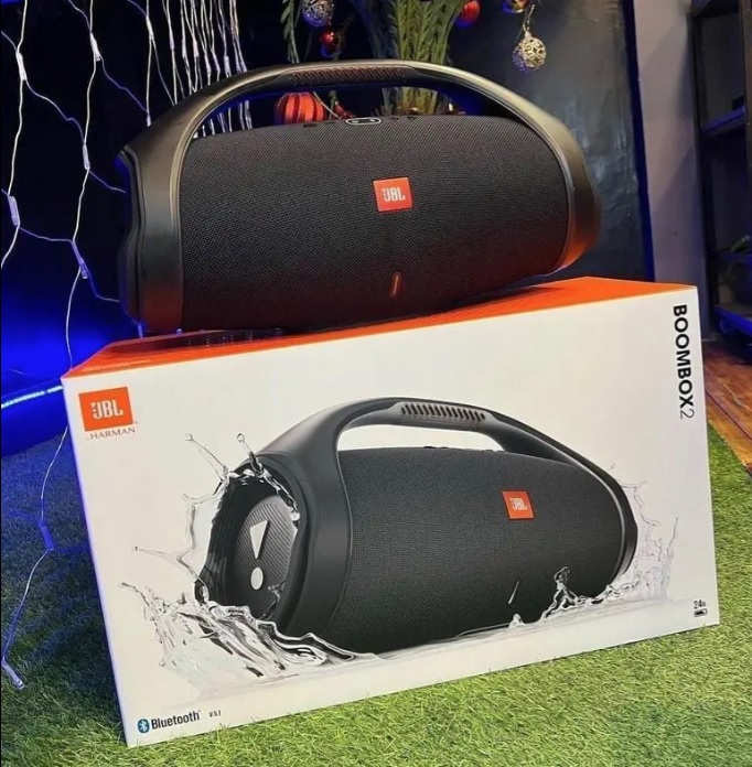 Caixa de Som Portátil JBL Boombox 2 com Bluetooth, IPX7, PartyBoost – 40W na Casas Bahia