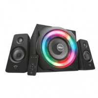 Caixa De Som Trust GXT 629 Tytan, RGB, Speaker 2.1, 120W, Preto na KaBuM!