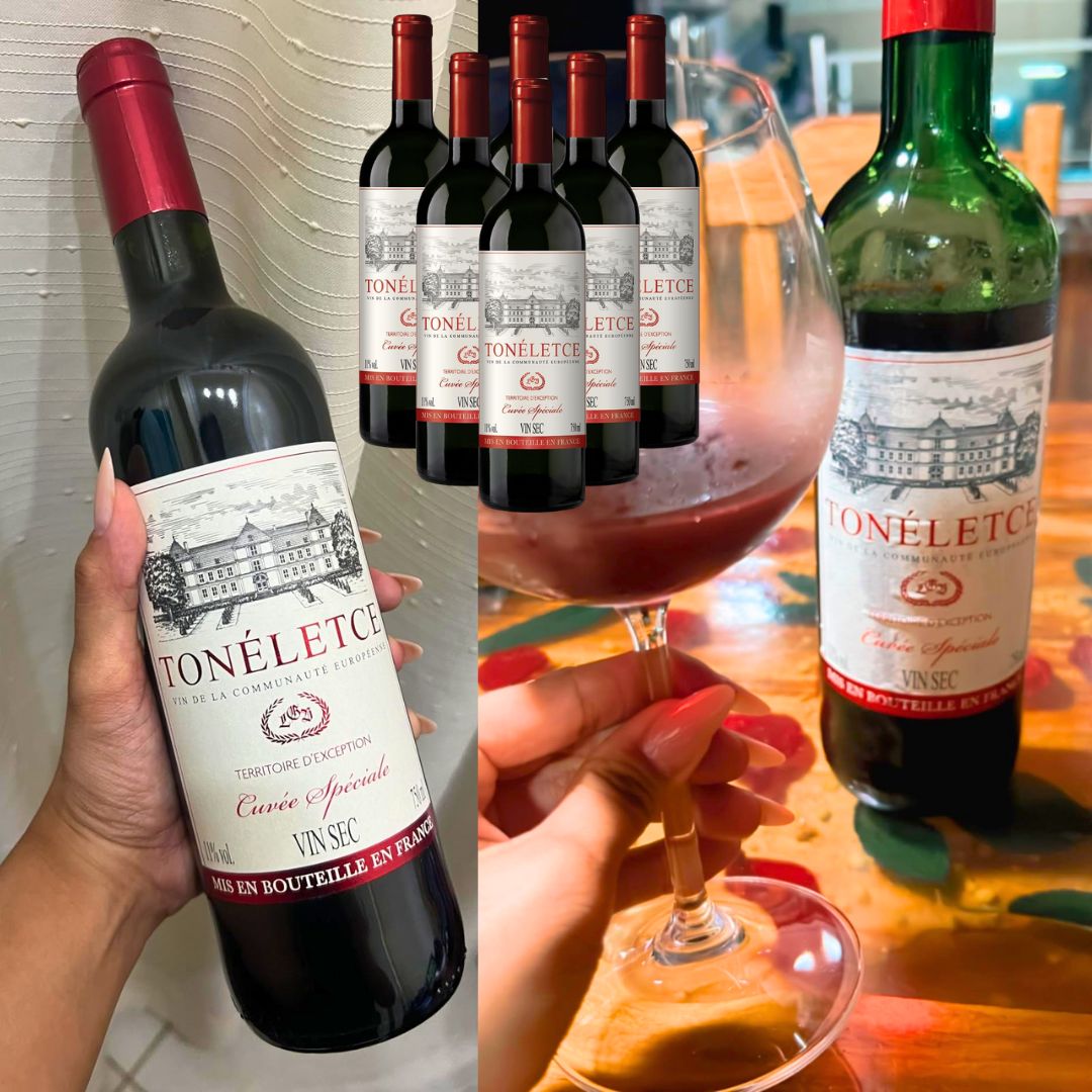 Caixa de Vinho Tinto Francês Tonéletce 6x750ml na Amazon