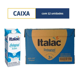 Caixa Leite Italac Longa Vida Integral 12 Unidades na Extra