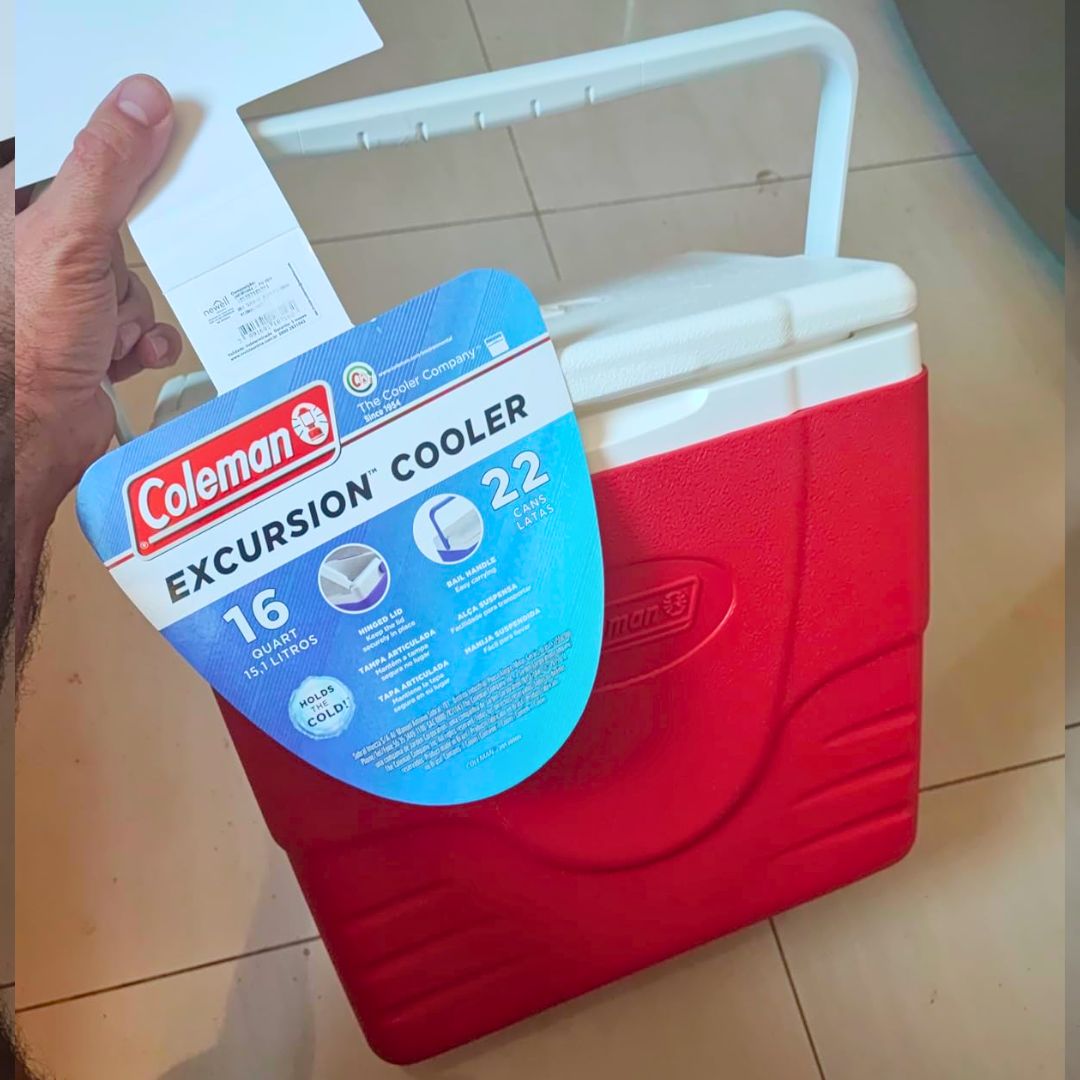 Caixa Térmica 16 QT (15,1 L), 16 Latas, Coleman na Amazon