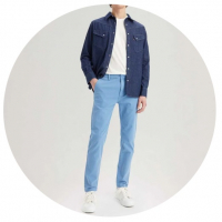 Calça Levi's® XX Chino Slim Ii Azul na Levis