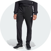 Calça Malha Simples Essentials Small Logo na Adidas
