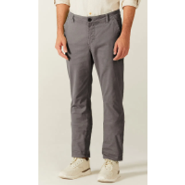 Calça Masculina Alfaiataria Em Sarja Com Elastano na Malwee