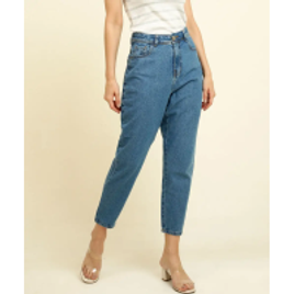 Calça Mom Jeans Feminina Bolsos Marisa na Marisa