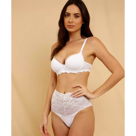 Calcinha Cintura Alta Feminina Renda Demillus na Marisa