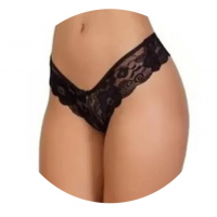 Calcinha De Renda Sensual De Luxo Moda Intima Lingerie  - Marketplace na Magazine Luiza