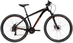 Caloi Bicicleta Extreme Aro 29, Tamanho 17, Freio Hidráulico à disco, Câmbio Microshift 29 Velocidades, Suspensão de 80mm com trava no crown na Amazon