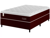Cama Box Casal (Box + Colchão) Plumatex de Mola – Ensacada 53cm de Altura Turim na Magazine Luiza