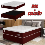Cama Box Casal (Box + Colchão) Plumatex de Mola – Ensacada 53cm de Altura Turim na Magazine Luiza