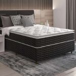 Cama Box Casal (Box + Colchão) Umaflex – de Molas Ensacadas na Magazine Luiza