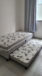 Cama Box Com Auxiliar Conjugado Solteiro D28 ProDormir Advanced Pillow Gray (88x188x43) na Magazine Luiza