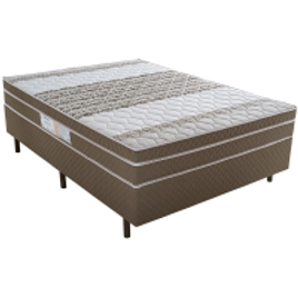 Cama Box de Casal Biflex Ilhéus com Molas Ensacadas e Euro Pillow 63x138x188cm na Ponto