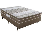 Cama Box de Casal Biflex Ilhéus com Molas Ensacadas e Euro Pillow 63x138x188cm na Casas Bahia