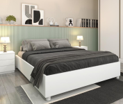 Cama Casal Mônaco Tcil Móveis Neve na Amazon