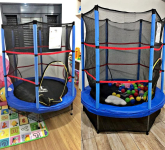 Cama Elastica Trampolim Pula Pula Colorida Criança Infantil na Amazon