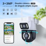 Câmera de Segurança Dupla Wi-fi Smart Angulo Duplo A28B 3mp Icsee na Amazon