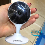 Câmera de Segurança Interna Izy Smart Compatível com Alexa Wi-fi IZC 1003 Branco Intelbras na Amazon