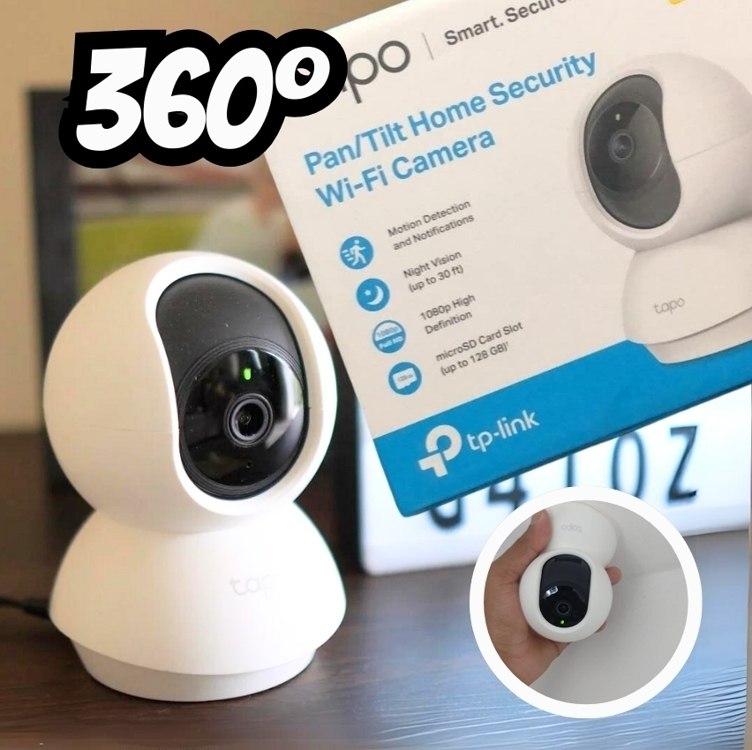 Camera de Segurança TP-LINK Tapo TC70 360º Wireless 1080P Visão Noturna (Ver 3.8) na Amazon