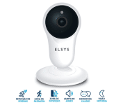 Câmera de Segurança Wi-Fi HD ESC-WY3, Elsys, Branca na Amazon