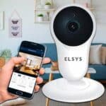 Câmera de Segurança Wi-Fi HD ESC-WY3, Elsys, Branca na Amazon