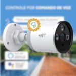 Câmera Inteligente Externa Wi-Fi Full Color, Áudio Bidirecional, Full HD, Compatível com Alexa – SHCF602 ELG na Amazon