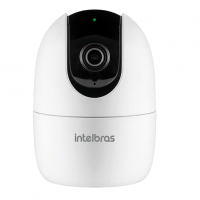 Câmera Inteligente Interna 360° Compatível Com Alexa Wi-Fi Full HD IM4 C Branco Intelbras na Amazon