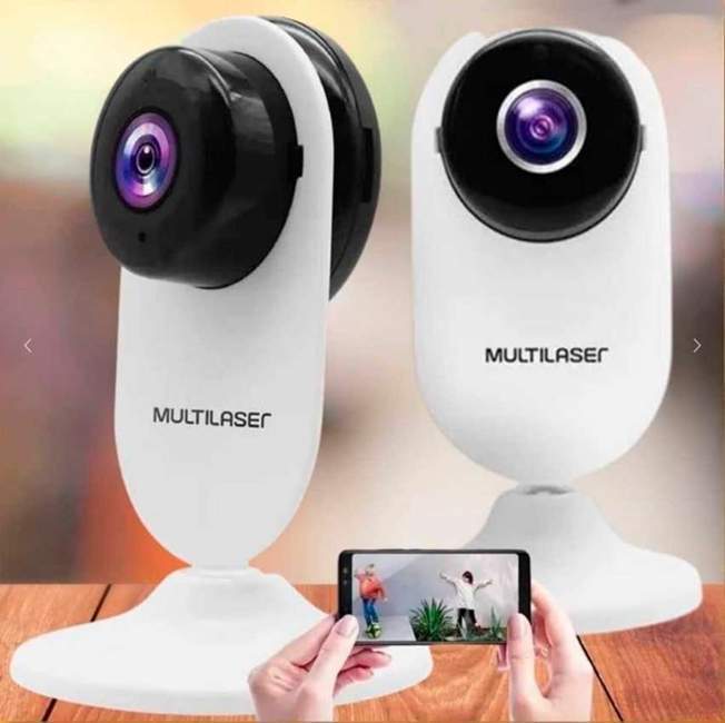 Câmera Interna Inteligente Full HD Wi-Fi Multilaser Liv – SE241 na Amazon