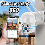 Câmera IP Sem Fio de Segurança Externa HD IP66 360 Graus na Amazon