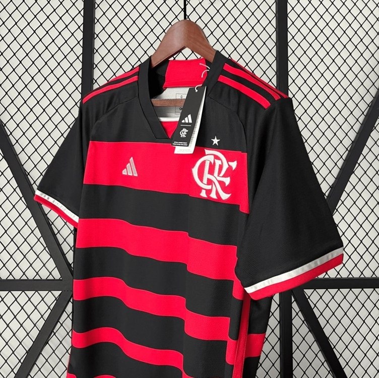 Camisa do Flamengo I 24 adidas Masculina Torcedor na Centauro