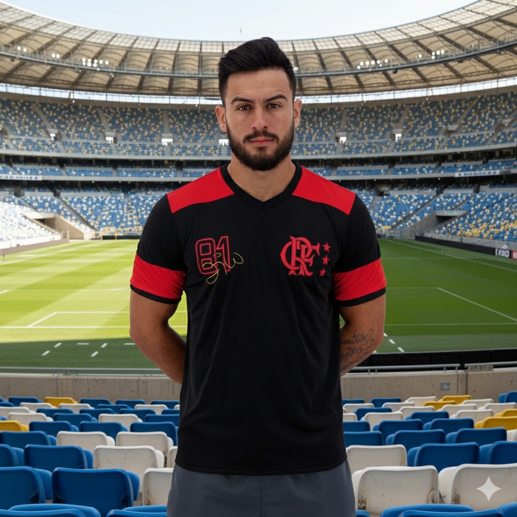 Camisa Flamengo Retrô Zico na Amazon