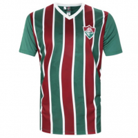 Camisa Fluminense Volcan Masculina - Vinho+Verde na Netshoes