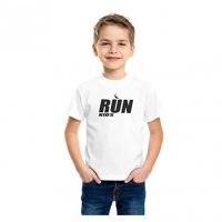 Camisa Infantil Masc M. Curta Praia Passeio Proteção Solar UV50+ Run - Branca - 10 Anos na Amazon