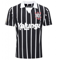 Camisa Polo Corinthians Retrô Kalunga, Masculina, Preta na Amazon