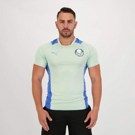 Camisa Puma Palmeiras Treino 2022 Verde na FutFanatics