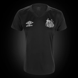 Camisa Santos Black Edição Limitada 21/22 s/n° Torcedor Umbro - Feminina na Netshoes